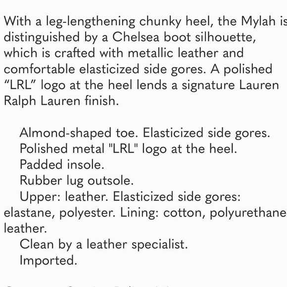 NIB Lauren Ralph Lauren Boots(size 9.5) - Picture 7 of 9